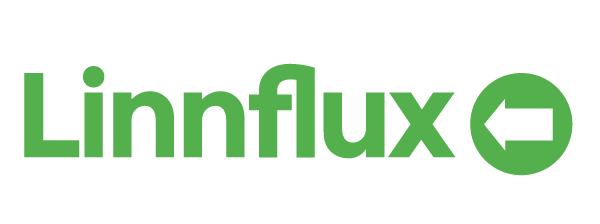 Linnflux logo horizontal for Linnflux